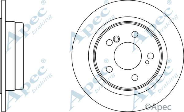 APEC BRAKING Bremžu diski DSK718